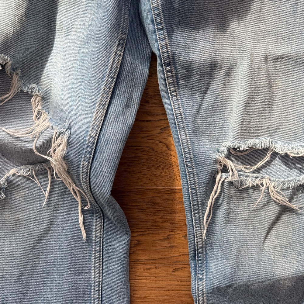 & DENIM BUTTON FLY 90’s BOYFRIEND JEANS AMAZE!!!! Size 4 / 26 - Picture 2 of 5